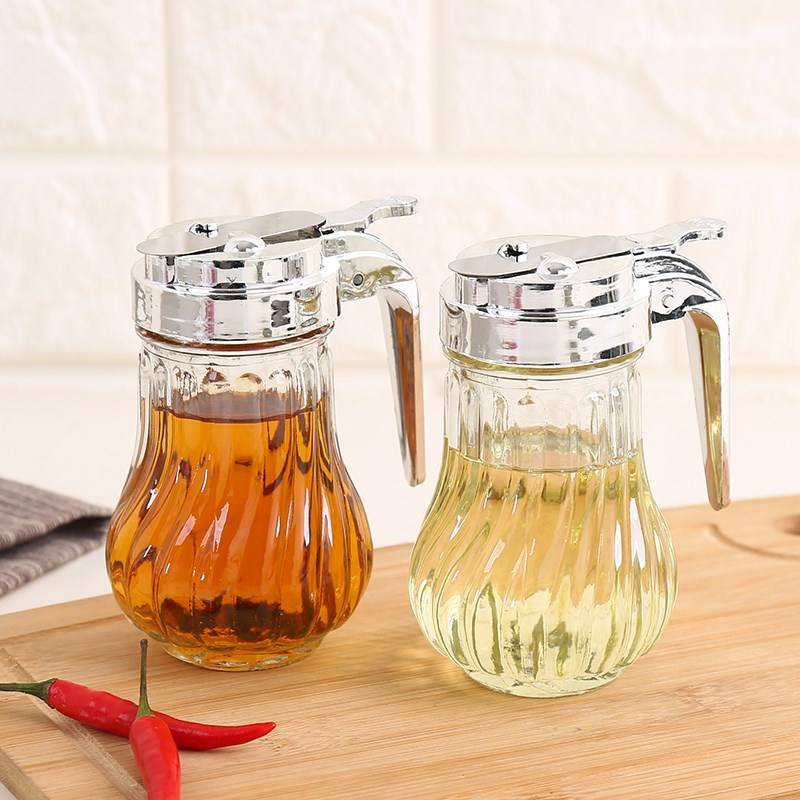 Wholesale Glass Oil Bottle Empty Oil Pot for Kitchen Home Use