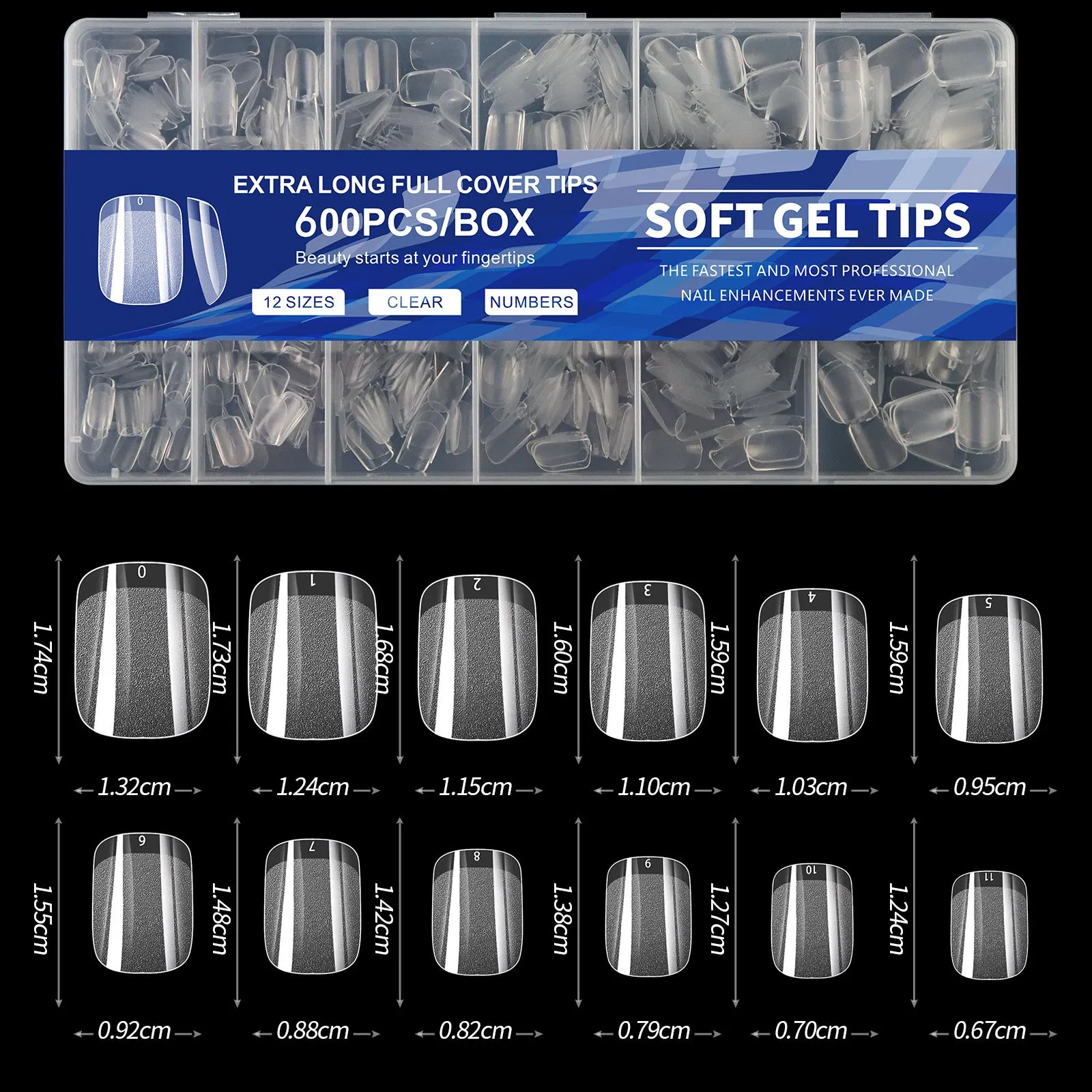 Cross-Border Explosive Nail Art Nail Sheets Free of Engraving Thin Semi-Frosted Ballet European and American Frosted Prosthetic Fingers 600PCS Nail Pieces Whole