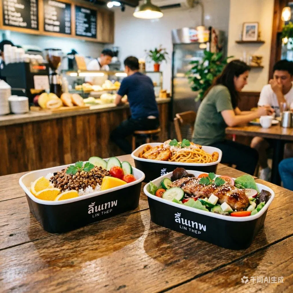 Factory Direct Sale Customized Eco-Friendly Disposable Kraft Paper Salad Bowl
