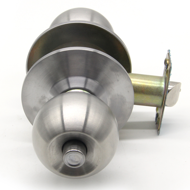 Free Sample Stainless Steel Entry Privacy Passage 587 Hotel Round Knob Door Lock