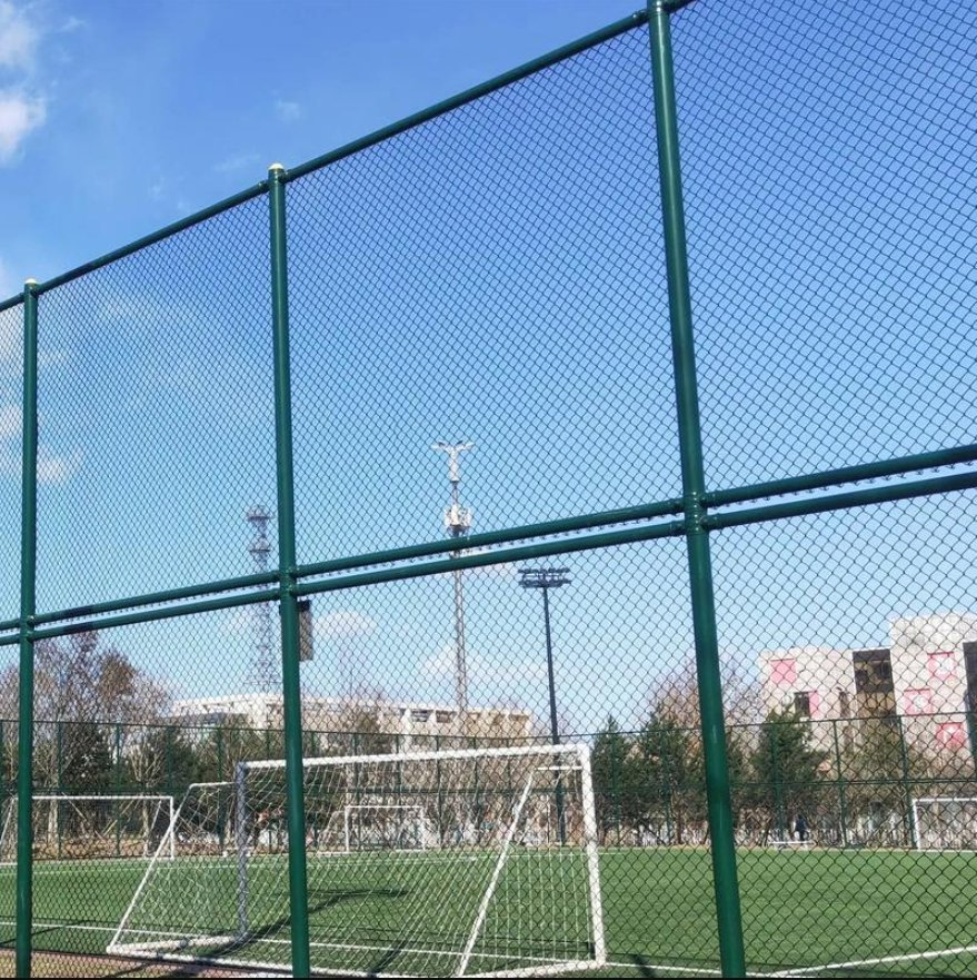 Premium Black PVC Coated Chain Link Fence for Sports