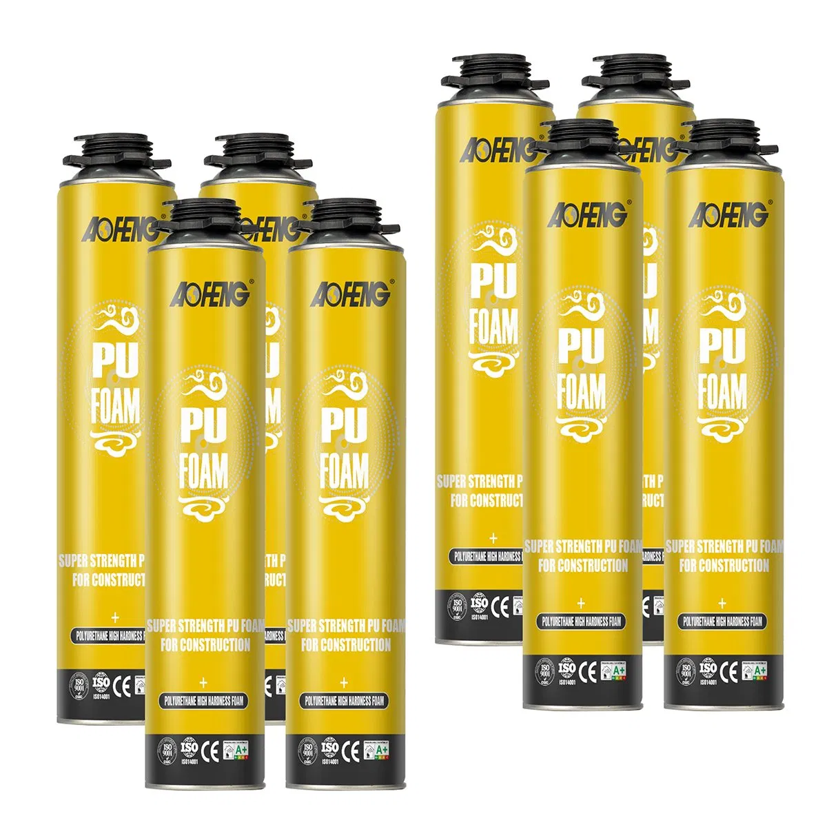 White Polyurethane Foam Caulk Sealant for Construction Woodworking Window Door Thermal Insulation for Packing Joint Sealing