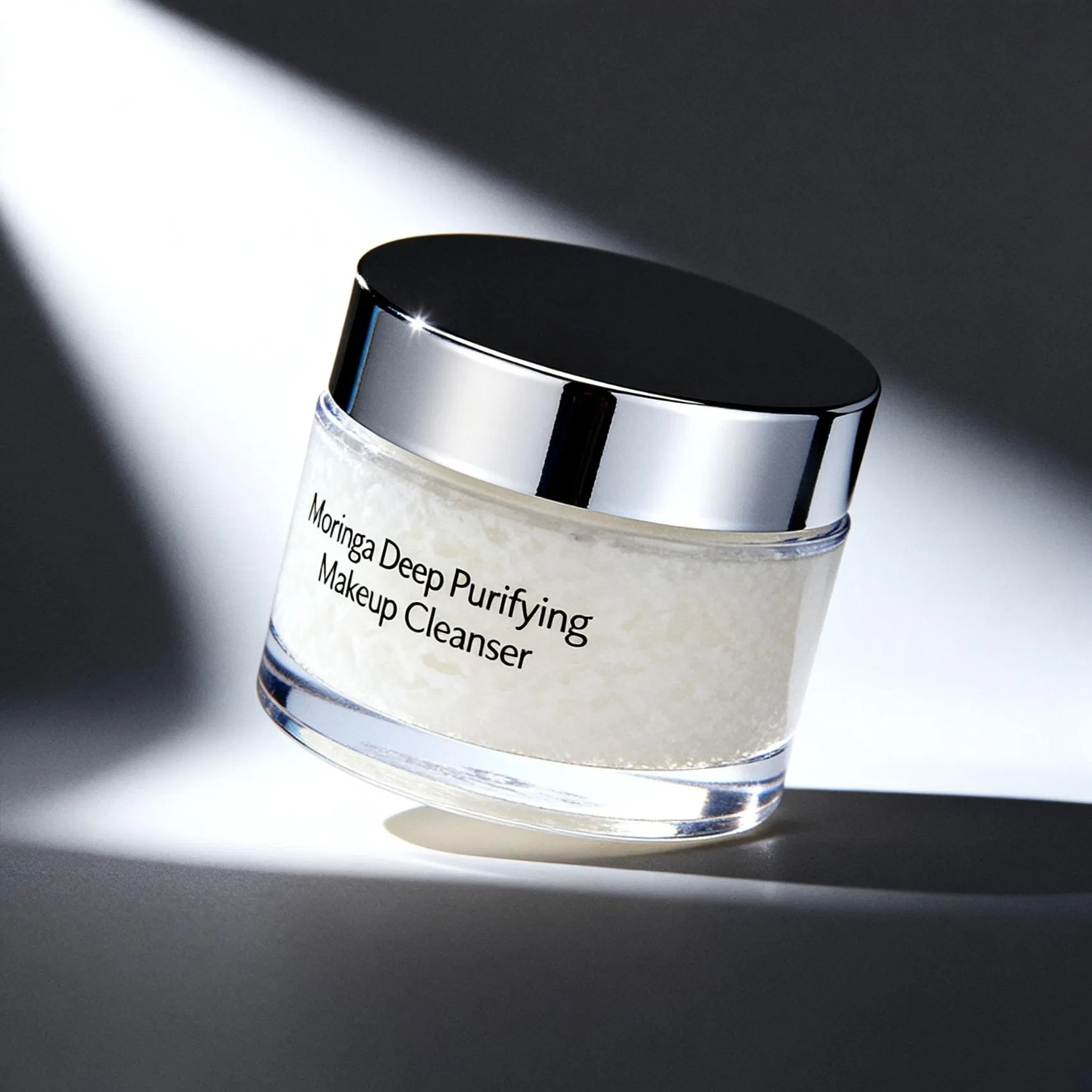 Gentle Tear-pH Balanced and Soothing Face Cleanser with Moringa Oil and Bisabolol for Eye Area Safe Makeup Removal