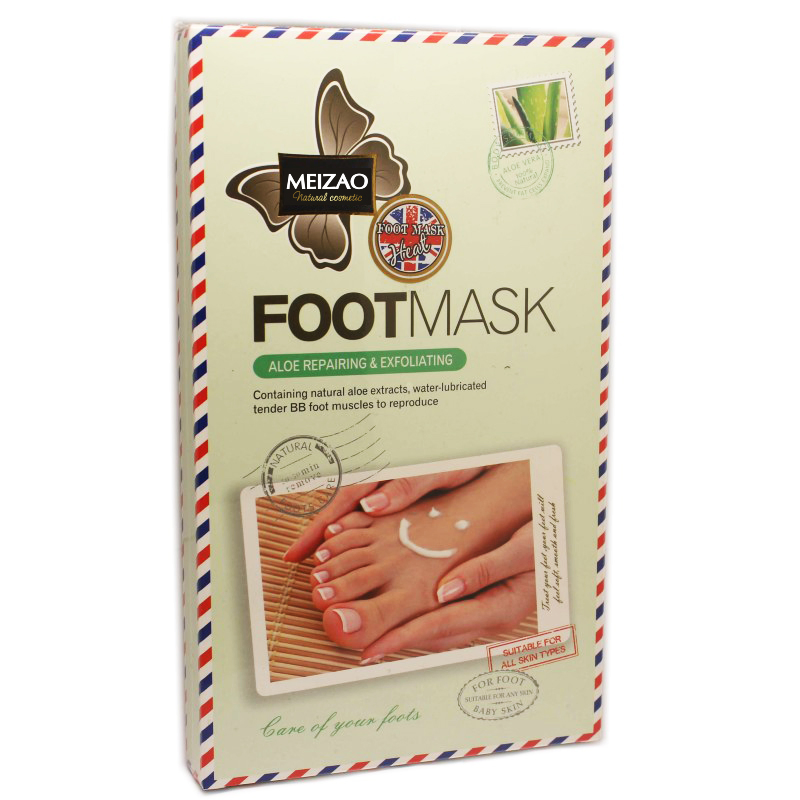 Aloe Repairing & Exfoliating Foot Mask