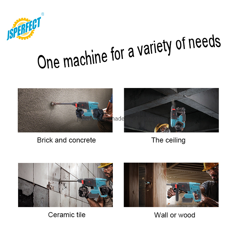 Перфоратор промышленный 26мм 1200Вт Jsperfect