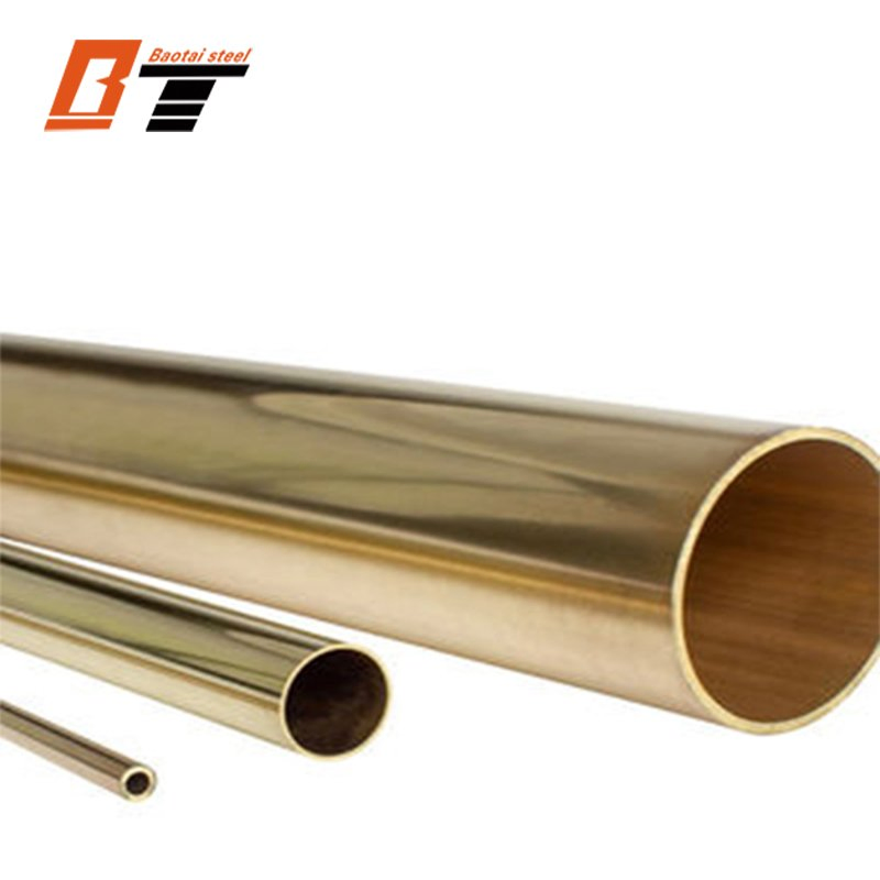High Purity Round Brass Pipe/Brass Tube Astmb135 C2300 C2600 C2680 C2700 C2620 C2800 Brass Tube for Decoration