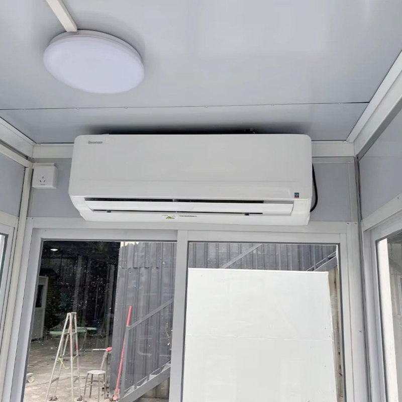 Outdoor Steel Structure Portable Mobile Sandwich Panel Security Guard Booth for Sentry Kiosk House