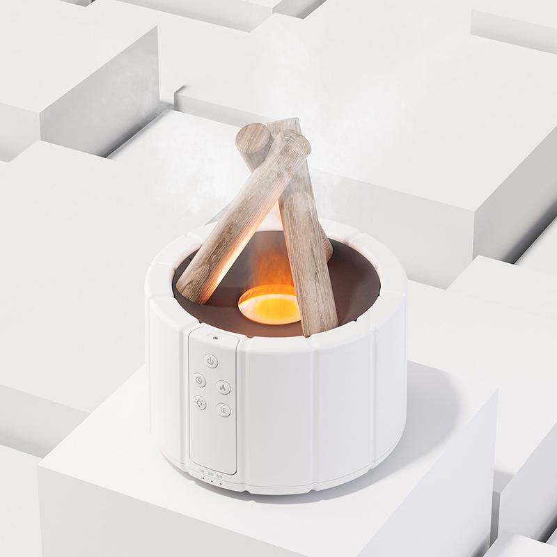 Home Large Capacity Air Humidifier Campfire Flame Essential Oil Aromatherapy Diffuser