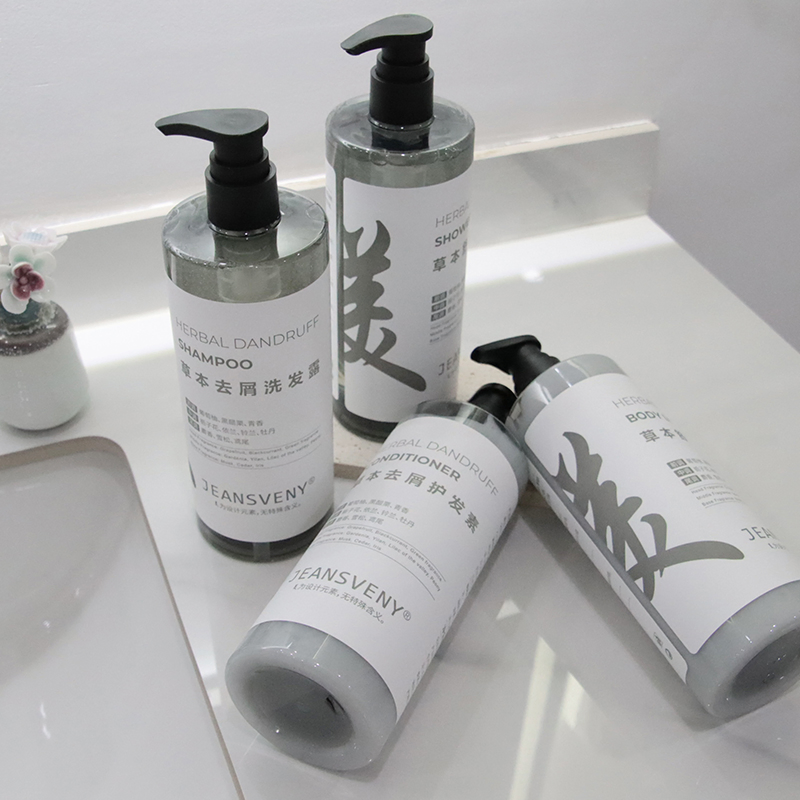 Economy Hotel Shampoo Gel Hair Conditioner Body Lotion Hotel Amenities Economic