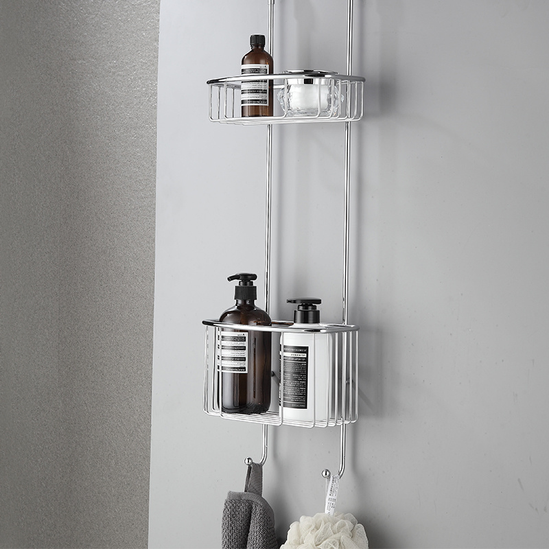 Bathroom Accessories Stainless Steel 304 Bathroom 2 Tier Hanging Basket