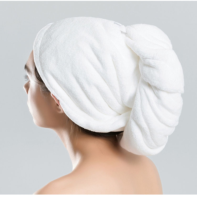 Microfiber Hair Towel Wrap for Women and Men Plain and Pluffy Both