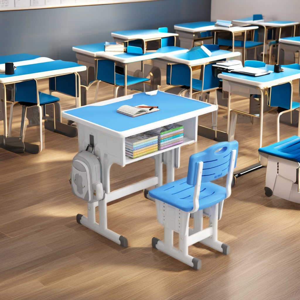 Мебель школьная деревянная регулируемая стол стул