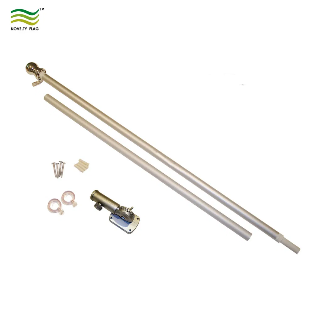 High Quality 6FT Aluminum Wall Flag Pole for 3X5FT Flags