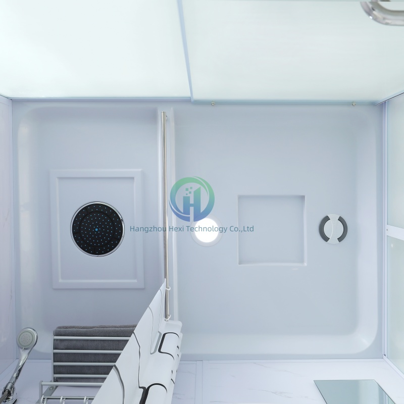 Elegant Bathroom Sanitary Ware: 140*110/170*120/190*120*215cm Toilet and Shower Set