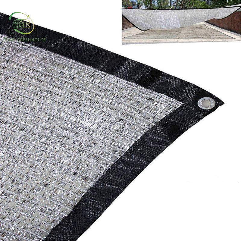 Silver Aluminum Foil Sun Shading Net Screen for Agriculture