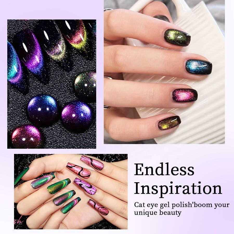 High-Quality 9d Cat's Eye UV Gel Nail Polish Multiple Colors Gel Supplier