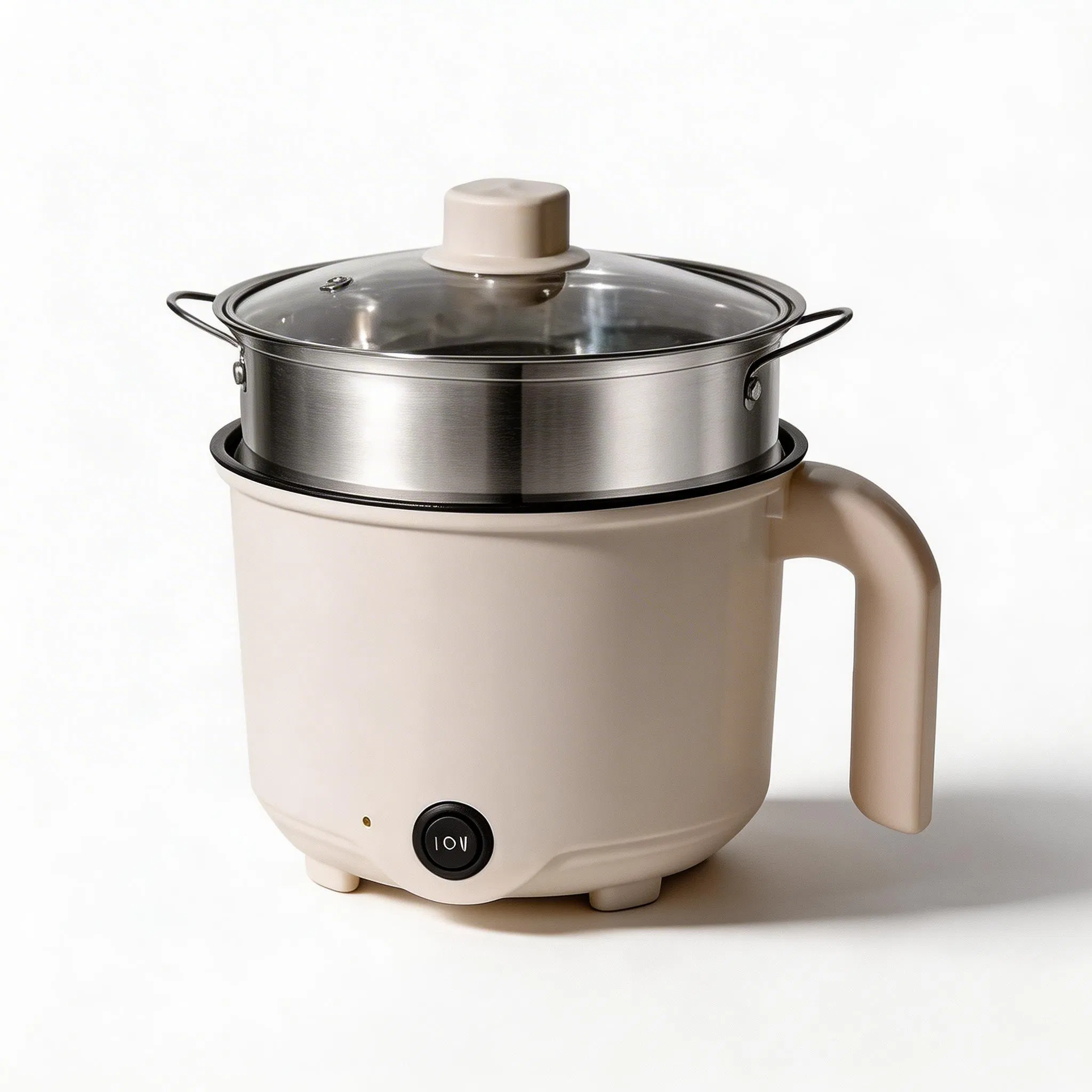 Wholesale Hot Small Home Appliances Portable Electric Hot Pot Multi-Purpose Non-Stick Stainless Mini Soup Pot Cooker Electric Skillet Electric Cooking Pot