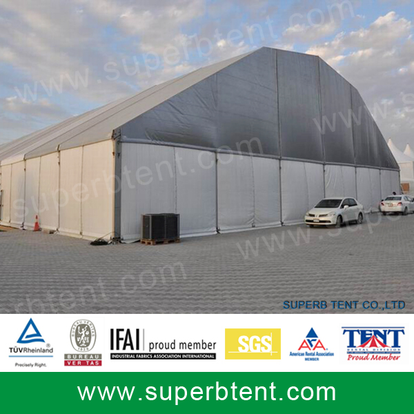 Industrial Polygon Tent for Warehouse or Factory Workshop