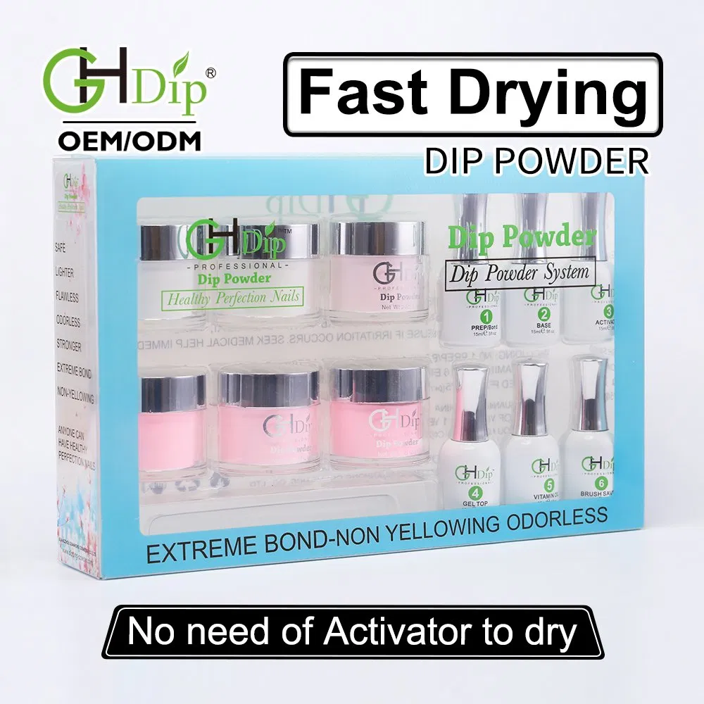 Fast Drying Dipping Powder Starter Kit 15oz Set DIP Powder with Nail Glue