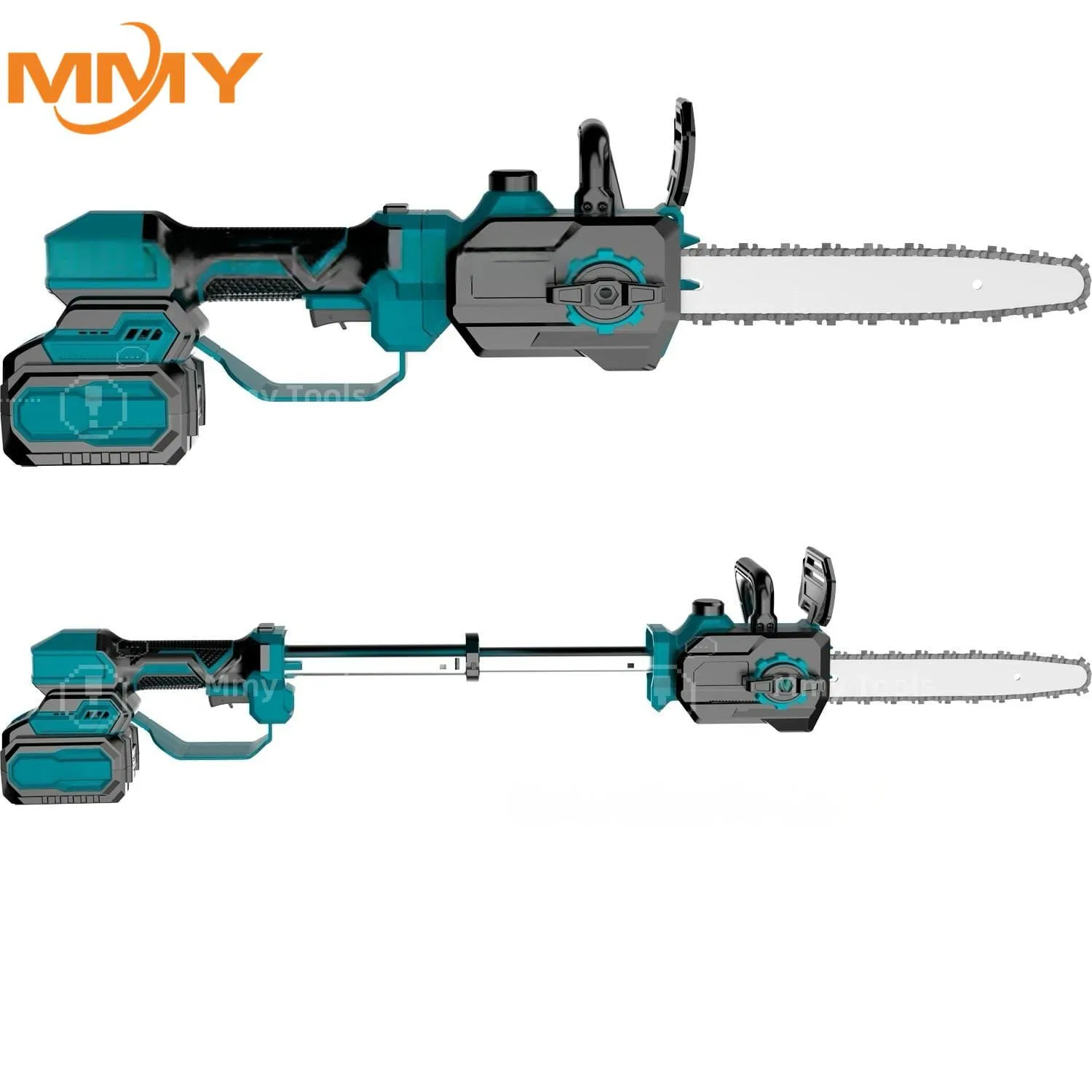 Telescopic Electric Chainsaw 12 Inch Bar for Wood Cutting Tree Battery Chainsaw