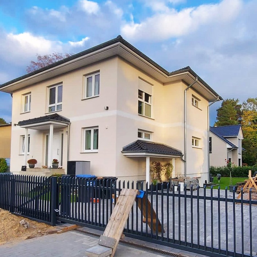 Factory Automatic Sliding Gate Design Metal Entrance Garden Gate Steel Driveway Gate