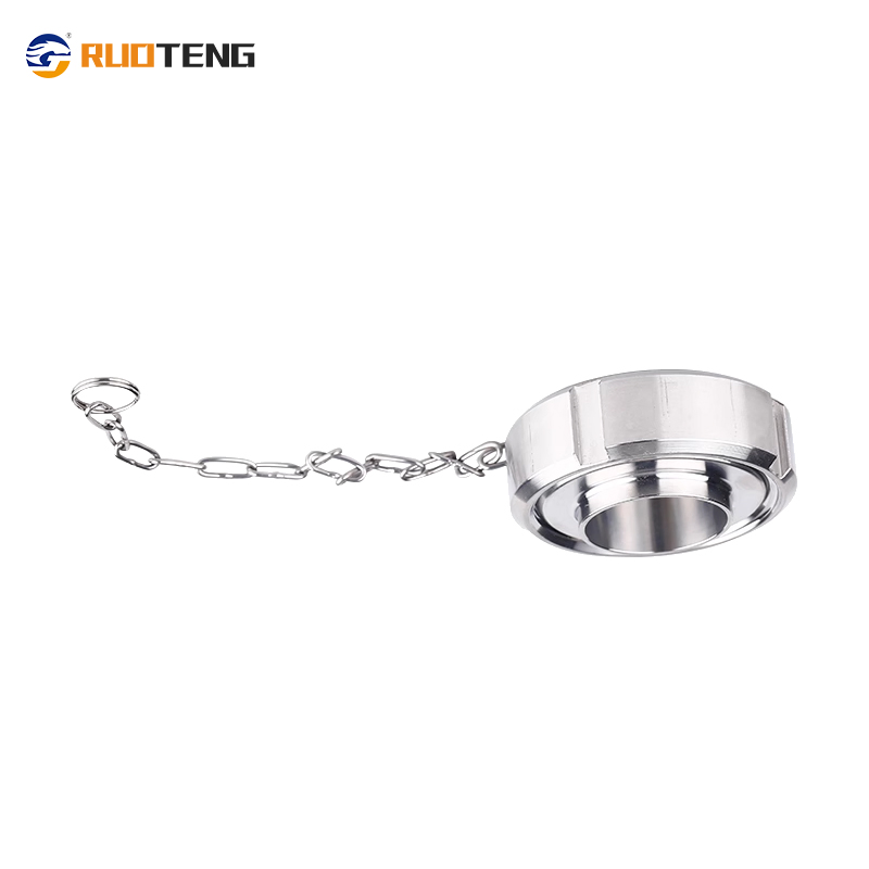 [Ruoteng] Loose Blind Cap 304 Stainless Steel Sanitary SMS Round Thread Plug Cover Complete Set of Internal Thread Cover Fitting