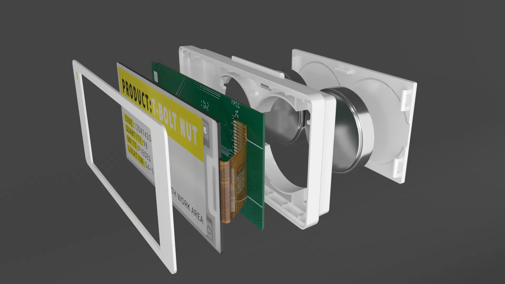 Compact Bluetooth E-Ink ESL Price Tag for Supermarkets and Retailers