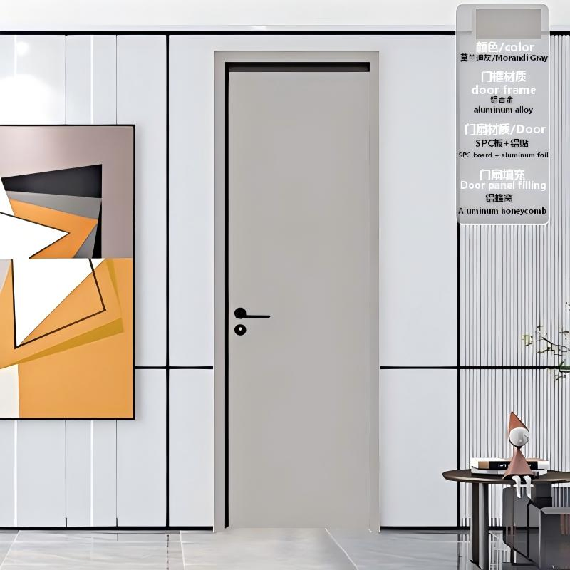 Lightweight Aluminum Door with Modern Design and Durability