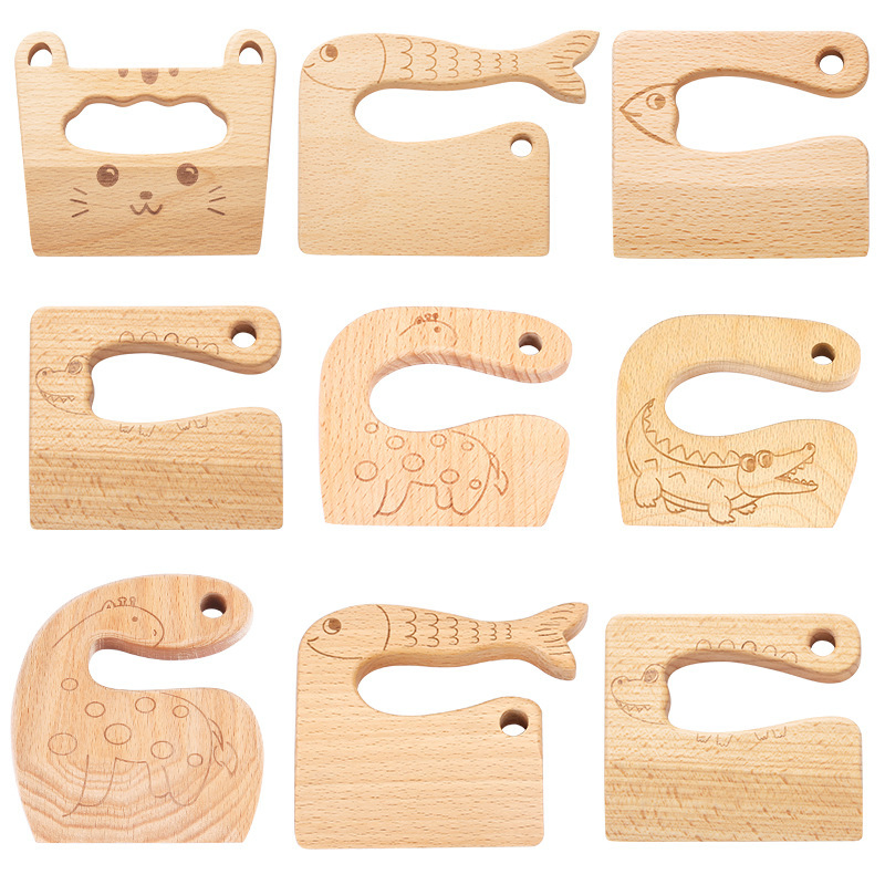 Деревянный нож для овощей и фруктов EZ29787