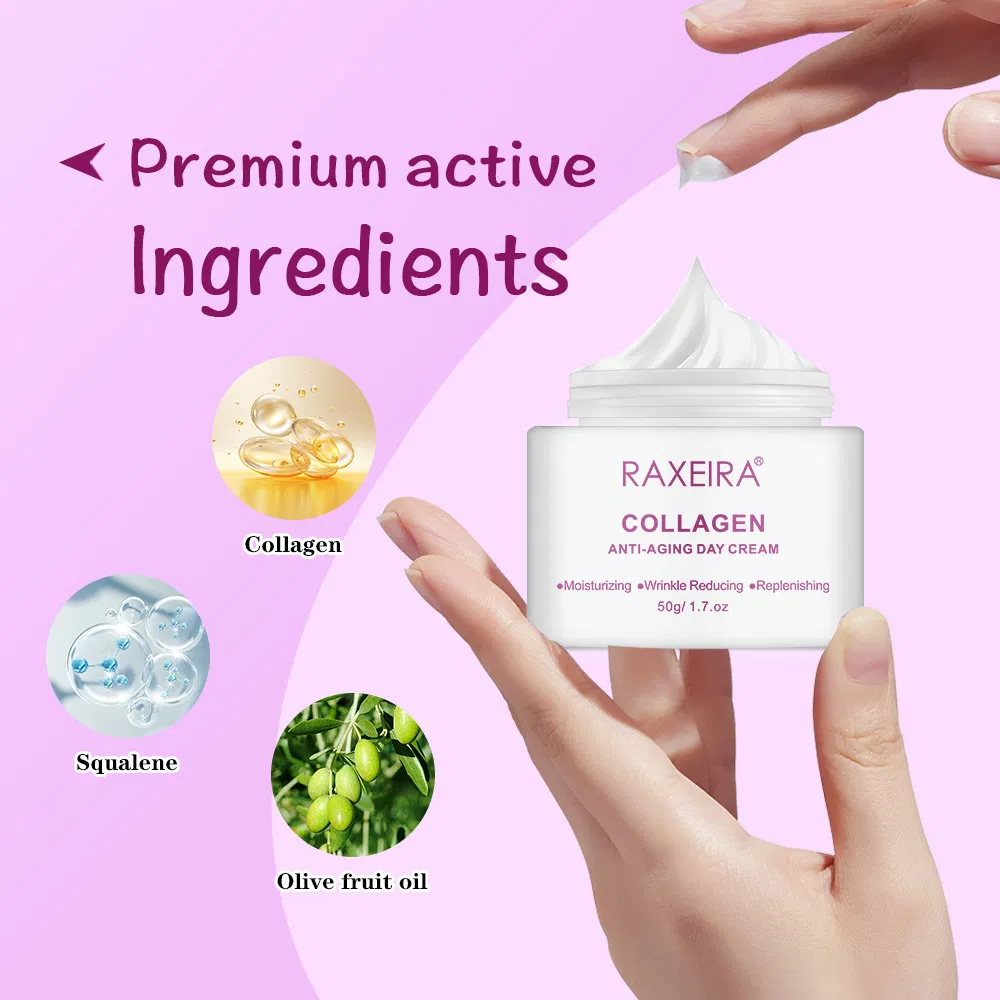 Whitening Day Cream for Freckle and Age Spot Reduction with Collagen