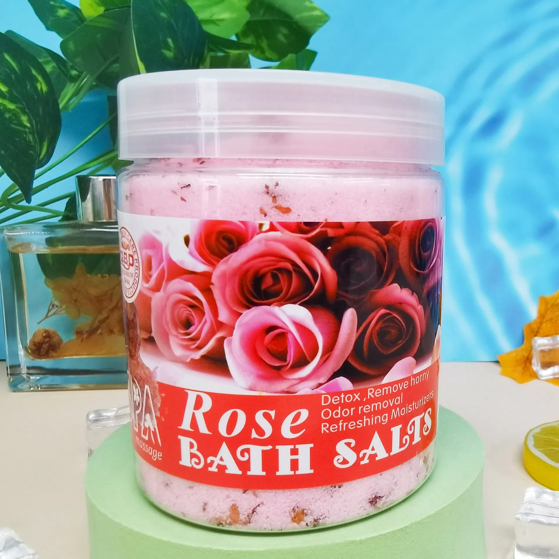 Organic Pure Body Scrub Whitening Sea Salt Sugar Exfoliator Foot SPA Care