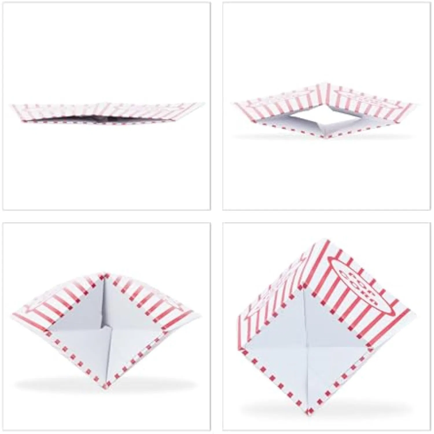 Экологичные бумажные ведерки для попкорна оптом