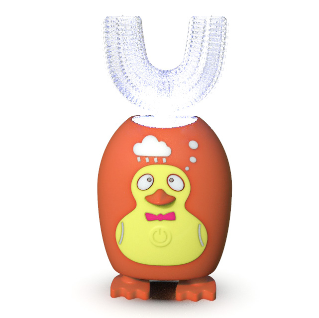 Rechargeable Smart Kid Baby Dental Brush Ultrasonic Electric Silicone Toothbrush