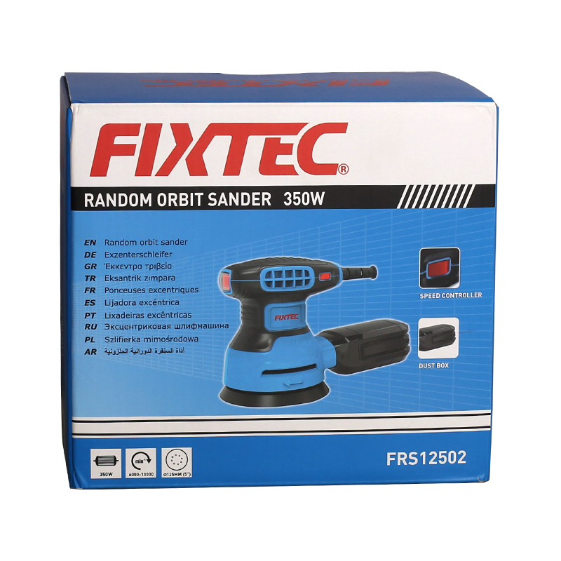 Fixtec Portable High Quality Random Orbital Sander 125mm 5'' Rechargeable Cordless Palm Sander