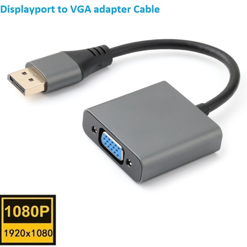 Конвертер DisplayPort на VGA для 4K