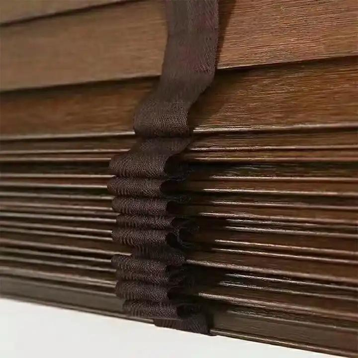 50mm Wide Slat Paulownia Wooden Venetian Blinds
