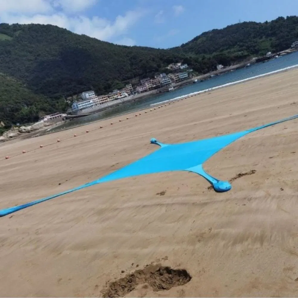 Pool Shade Sail Lightweight Tarp Canopy Tents with Sand Shovel Bl19268