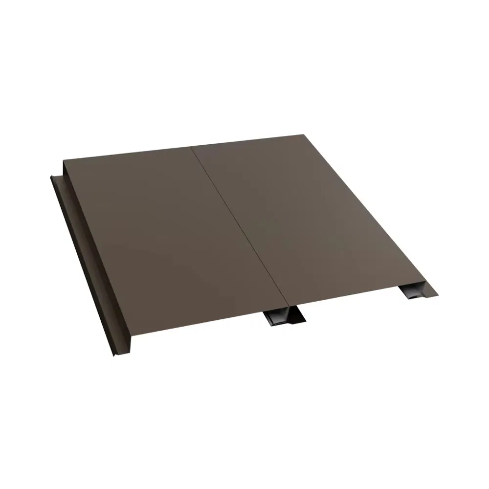 5.5'' 6'' New Exterior Wall Designs House Wall Covering Metal Siding Wall Panel