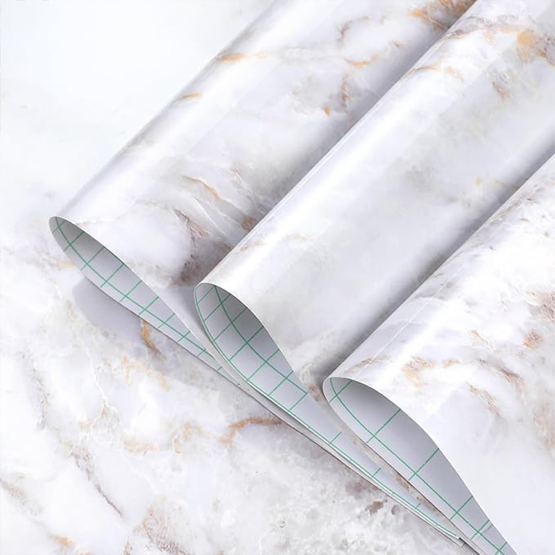 Waterproof Liquid Marble Wallpaper Peel and Stick Counter Top Stick Paper for Bathroom