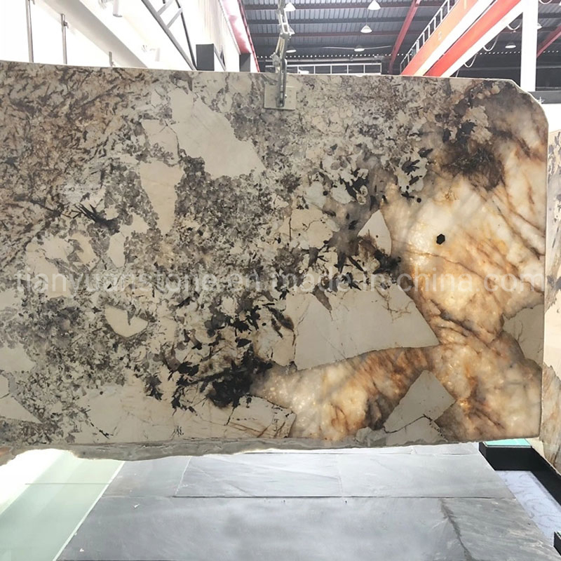 Natural Stone Calacatta Oro Patagonia Marble/Granite/Semi-Precious/Quartzite Slabs for Interior Countertop Wall Floor Tile