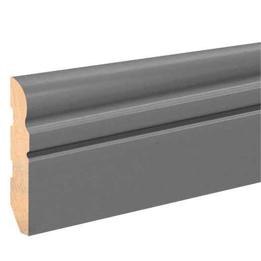 China Supply Durable Primer Coated Pine Wood Baseboard