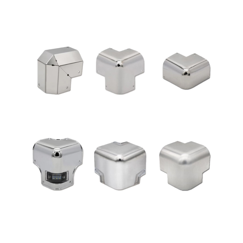 Refrigerated Truck Compartment Corner Edge Stainless Steel Corner Protection Angle Three-Way Corner Junction