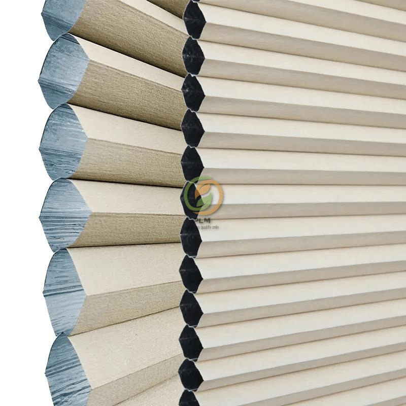 Textured Polyester Fabric for Day and Night Honeycomb Blinds