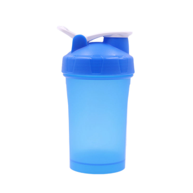 Bottle manufacturer 500ml sports shaker bottle with metal mixer ball for travel