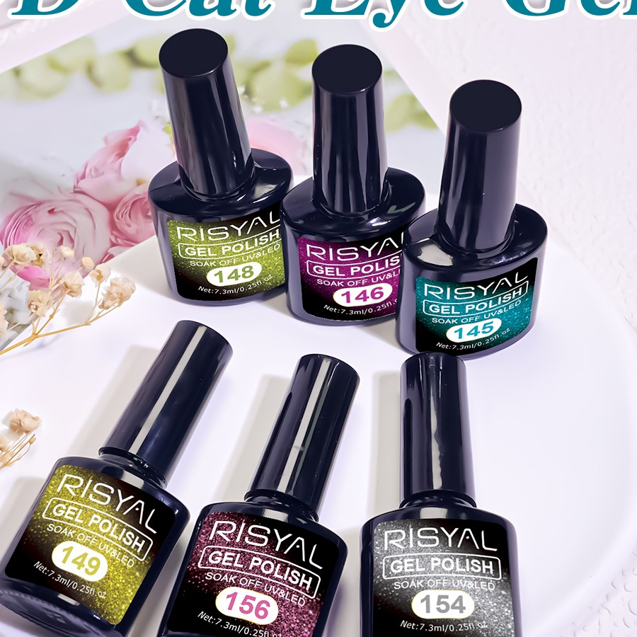 Hot Selling Diamond Crystal Glitter Cat Eye Nail Gel Non Wipe Polish ODM Private Label