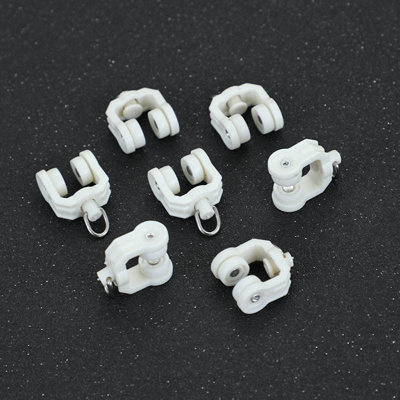 Factory Supply Curtain Track Pulley Curtain Rail Pulley Motor Curtain Rail Pulley Runner Accessories