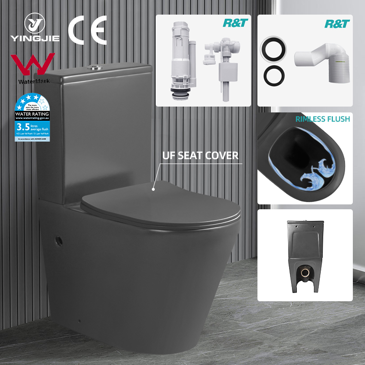 High Pressure Factory Price Flushing Valve Watermark Floor Mounted Colour Designs Toilet