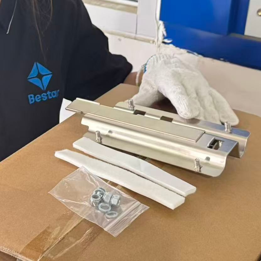 Roll up Door Inside Slide Lock, Brushed Stainless