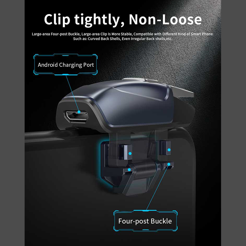 High Quality Gaming Controller Mobile Cooling Fan Mobile Game Trigger for Pubg Android Phone