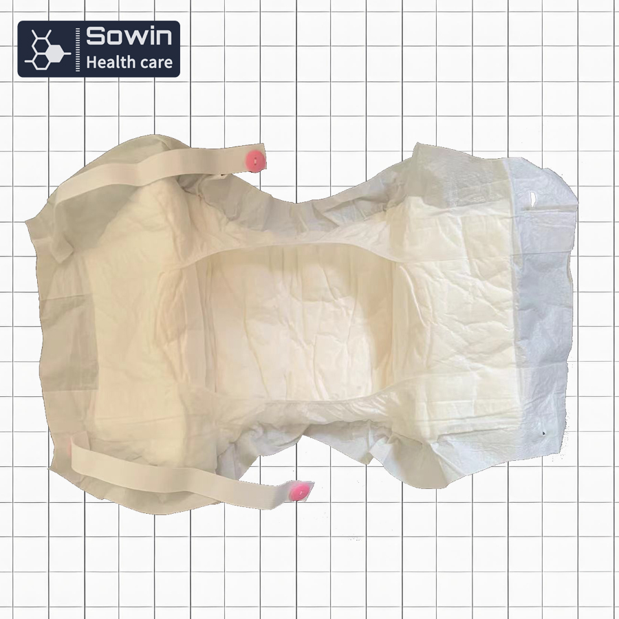 Disposable Incontinence Products Elastic Band Adult Diaper for Summer